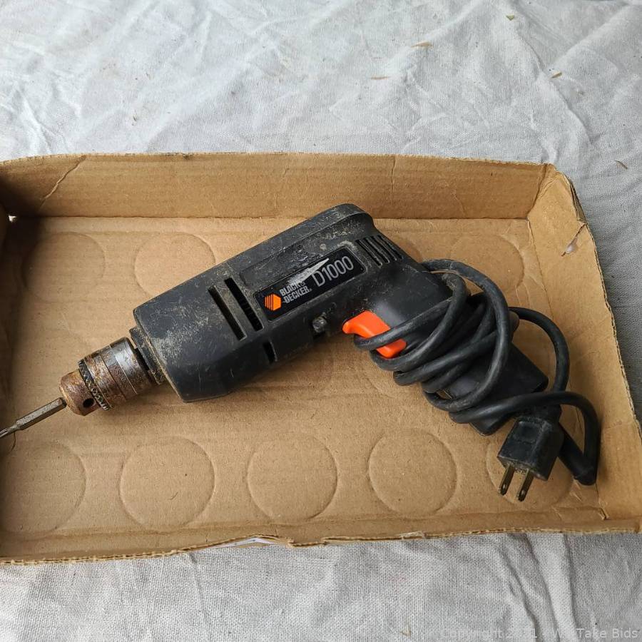 Black And Decker Drill Auction We Take Bids