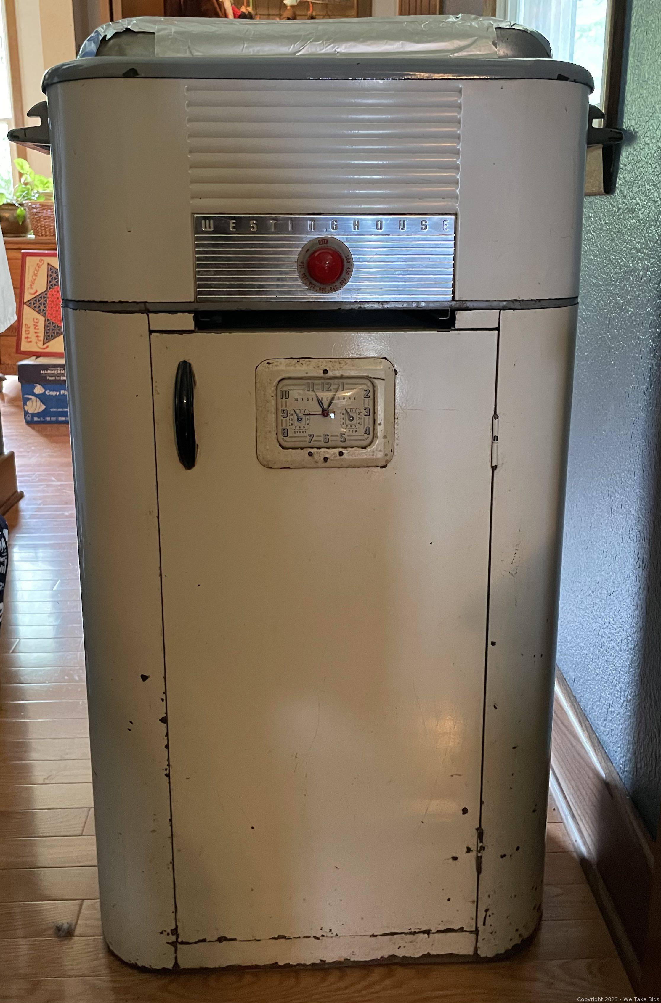 vintage westinghouse roaster with stand